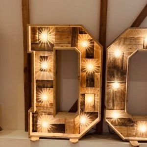 4ft I DO Letters
