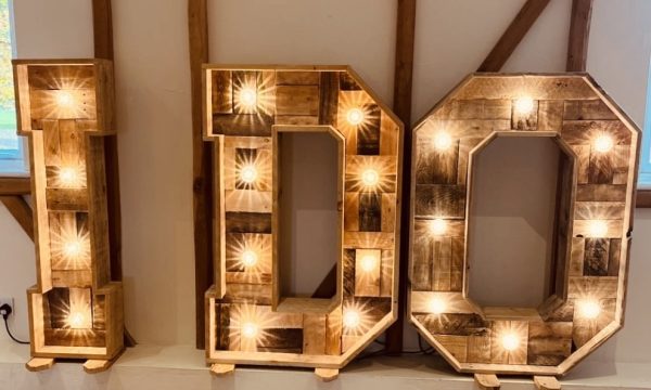 4ft I DO Letters