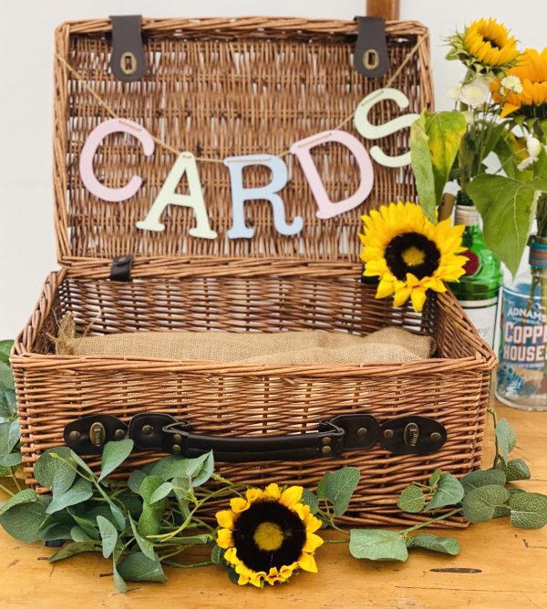 Card basket with Cards Hanging Sign