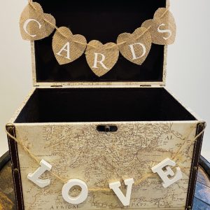 Card Box with Hanging Love Sign