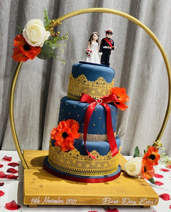 Gold Hooped Cake Stand