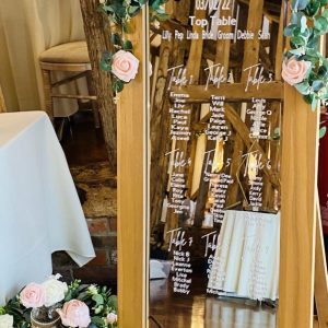 Free Standing Long Mirror Table Plan