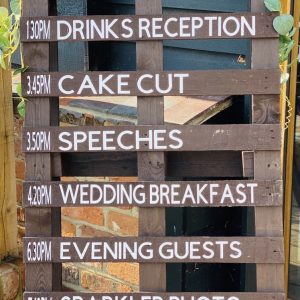 Order of the Day Dark Wood Pallet