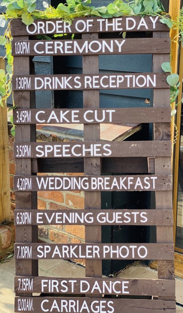 Order of the Day Dark Wood Pallet