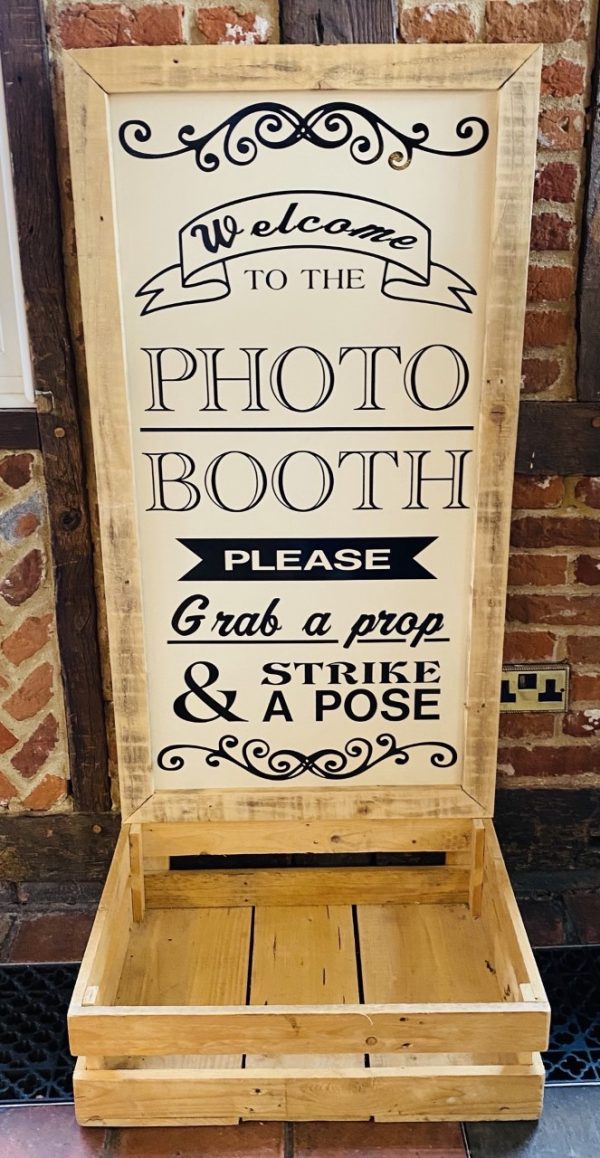 Large Rustic Photobooth Sign
