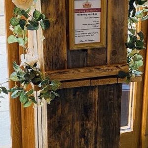Rustic Lockable Post Box