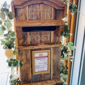 Rustic Lockable Post Box