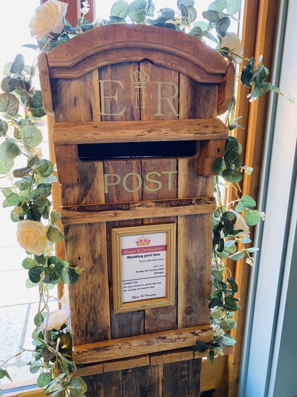Rustic Lockable Post Box