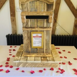 Rustic Lockable Post Box