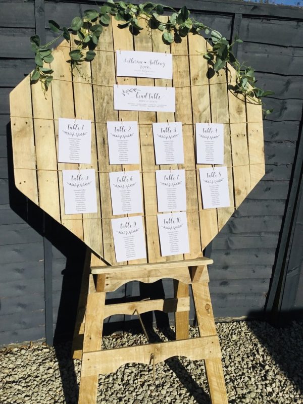 Rustic Octagonal Table Plan