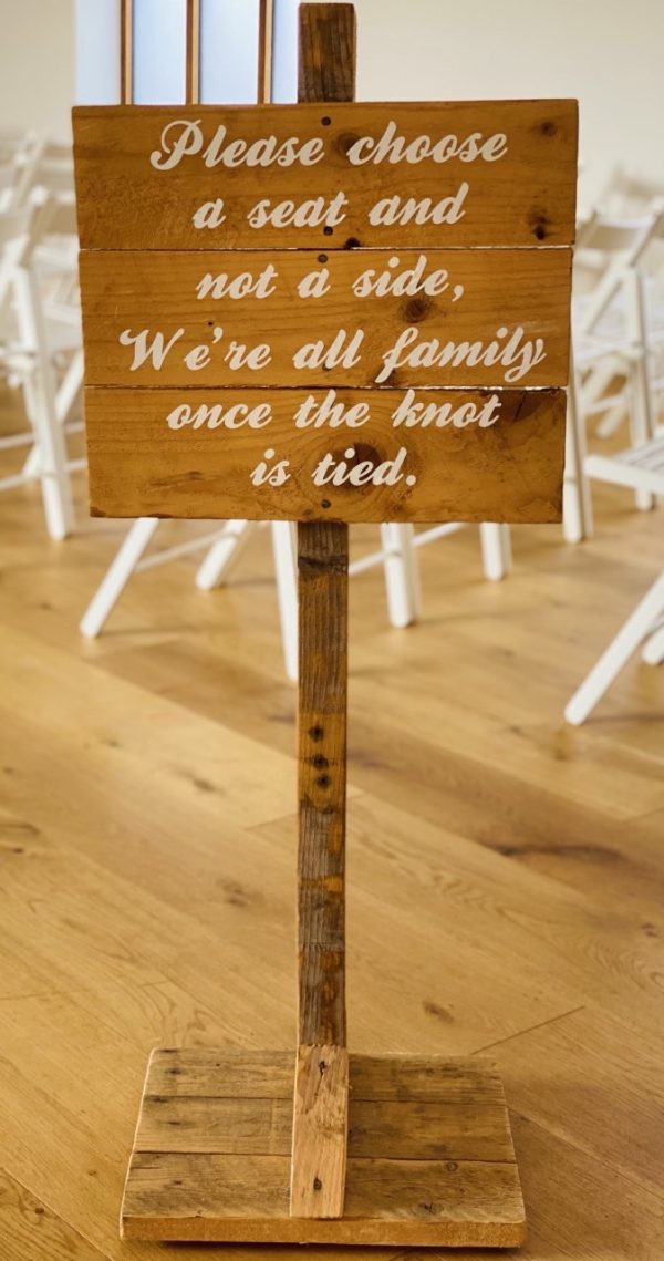 Rustic Please Choose a Seat Sign