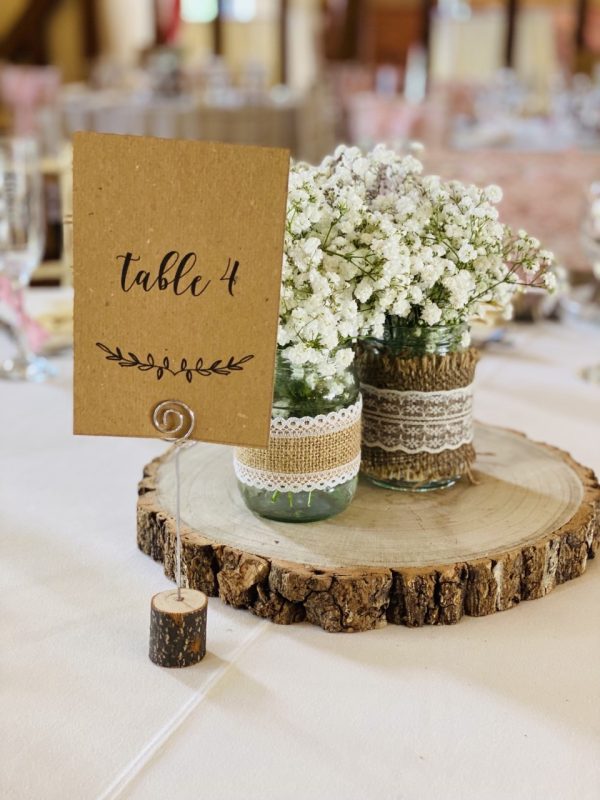 Table Name/Number Cards