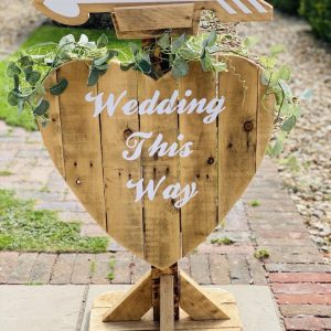 Wedding This Way Signs