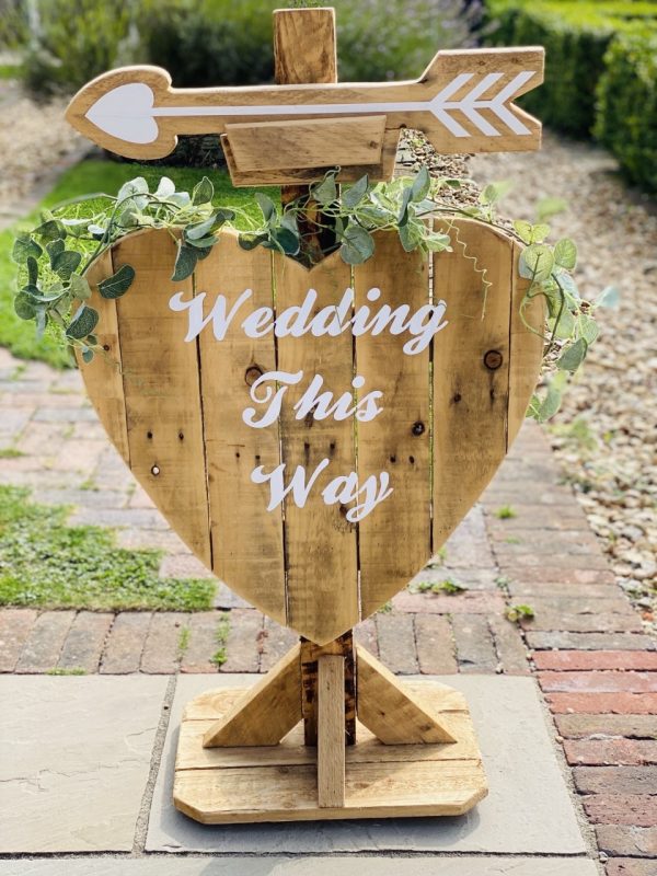 Wedding This Way Signs