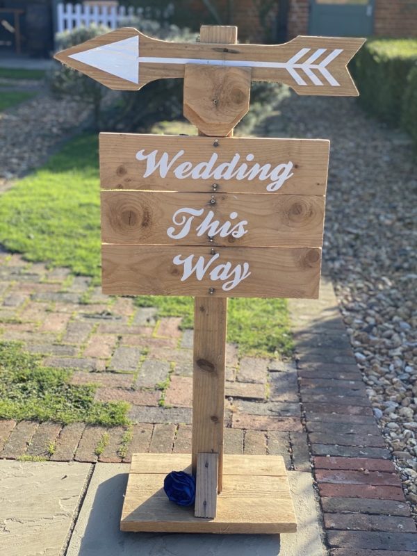 Wedding This Way Signs - Image 2