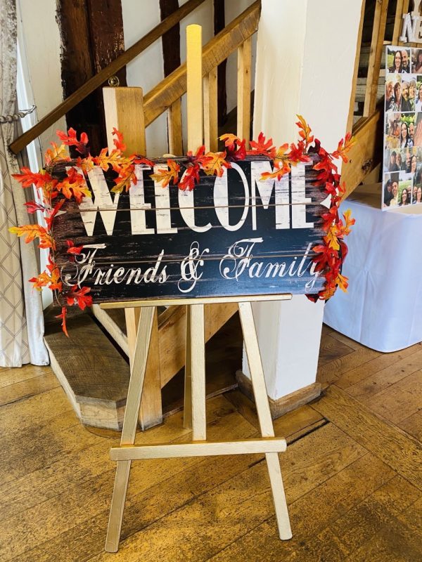 Welcome Friends and Family Sign